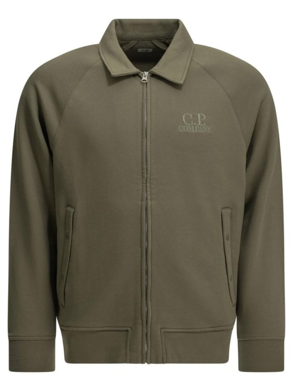 C.P. Company Zip-Up Sweatshirt With Logo Tag Size S Men